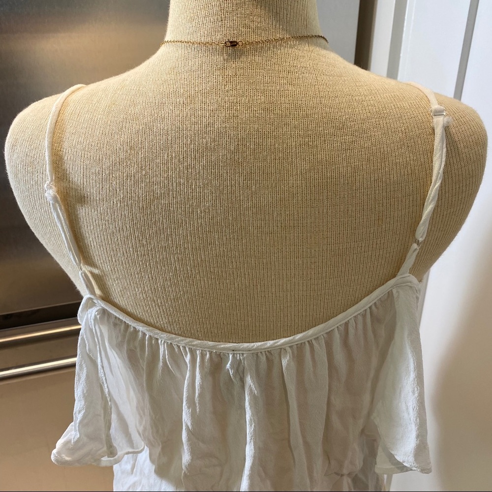 Cold Shoulder Flutter Top - Picture 6 of 11